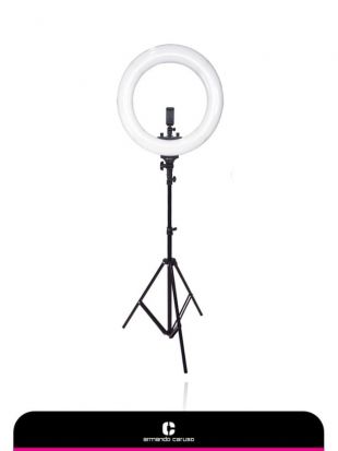 Armando Caruso Portable Ring Light Black 203B