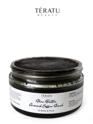 Teratu Beauty Shea Butter Ground Coffee Scrub 