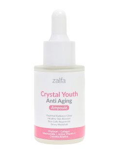 Zalfa Natural Crystal Youth Anti Aging Ampoule 