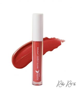 iomi Matte Liquid Lipstick Ruby Red