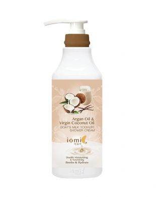 iomi Yoghurt Milk Shower Cream Argan and Virgin Coconut Oil