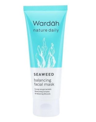 Wardah Nature Daily Seaweed Balancing Facial Mask 