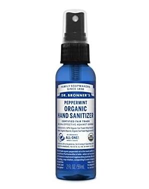 Dr. Bronner's Organic Hand Sanitizer Peppermint