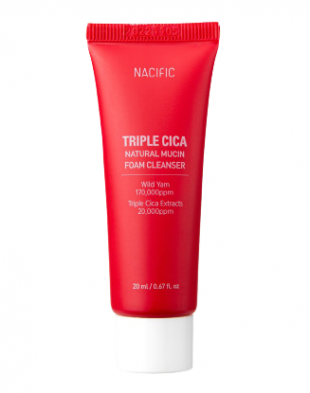 NACIFIC Triple Cica Natural Mucin Foam Cleanser 