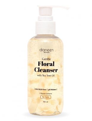 Daneen Gentle Floral Cleanser with Tea Tree Oil for Acne 