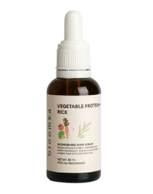 Bloomka Vegetable Protein + Rice Nourishing Hair Serum 