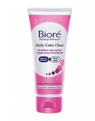 Biore Daily Color Clear Make Up Remover + Facial Foam 