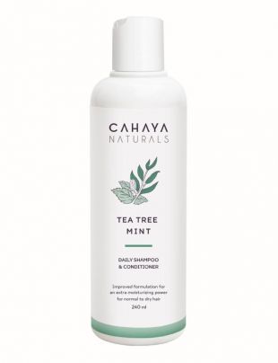 Cahaya Naturals Tea Tree Mint Daily Shampoo & Conditioner 