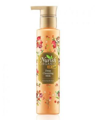 Nurish Organiq 24K Gold Deep Cleansing Milk 