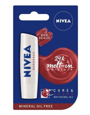 NIVEA 24H Melt-In Moisture Care & Color Bordeaux