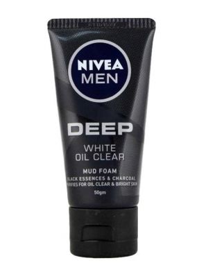 NIVEA Men Deep Bright Oil Clear Mud Foam 