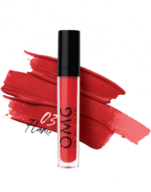 OMG Oh My Glam Matte Kiss Lip Cream 03 Flame