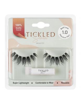 Tickled Seven Individual Pack Eyelashes Fabulous Flair 1.0