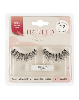 Tickled Seven Individual Pack Eyelashes Elated Flair 2.2