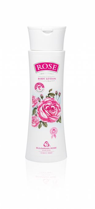 Bulgarian Rose Karlovo Body Lotion with Natural Rose Oil and D-panthenol 