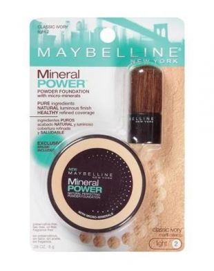 Maybelline Clear Smooth Minerals Healthy Natural Powder Foundation 02 Natural Ochre