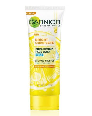 Garnier Bright Complete Brightening Face Wash Scrub 