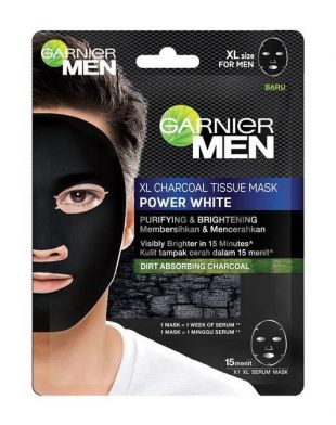 Garnier Power White XL Charcoal Tissue Mask 