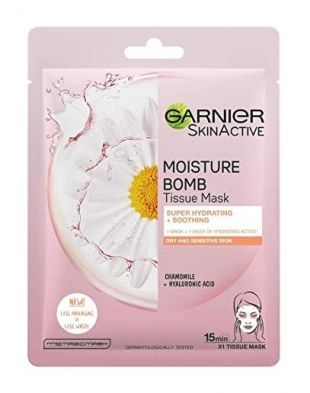 Garnier Moisture Bomb Tissue Mask Chamomile Extract + Hyalluronic Acid