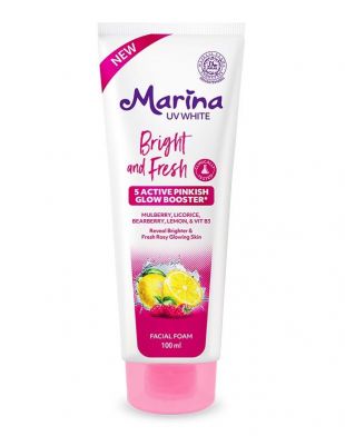 Marina UV White Bright & Fresh Facial Foam 