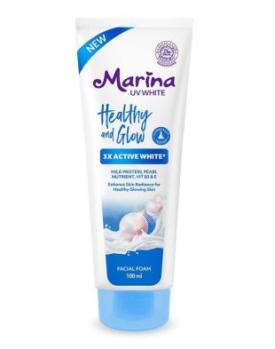 Marina UV White Healthy & Glow Facial Foam 