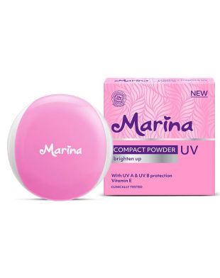 Marina UV Brighten Up Compact Powder Peach