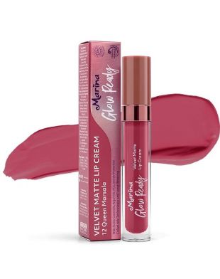 Marina Glow Ready Velvet Lip Cream 12 Queen Marsala