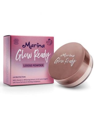 Marina Glow Ready Loose Powder 12 Pink Shell