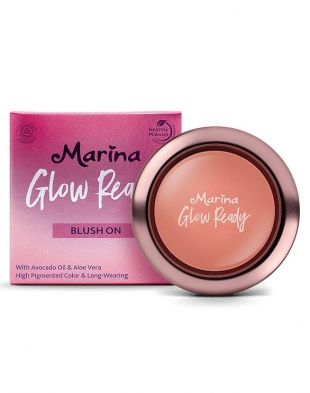 Marina Glow Ready Blush On Powder 02 Peach