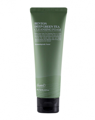 Benton Deep Green Tea Cleansing Foam 