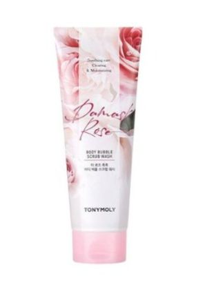 Tony Moly Body Bubble Scrub Wash Damask Rose