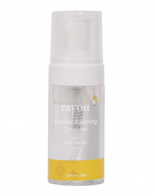 Rayou Micellar Foaming Cleanser with Yuzu Extract 