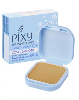 PIXY UV Whitening Two Way Cake Cover Smooth 04 Natural Peach