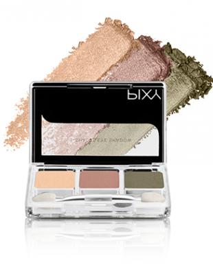 PIXY 3-Shades Eye Shadow Green Rhythym