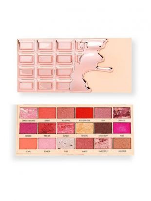 I Heart Revolution Chocolate Palette Marble Rose Gold