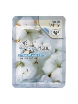 3W CLINIC Fresh Mask Sheet White