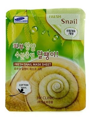 3W CLINIC Fresh Mask Sheet Snail