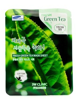3W CLINIC Fresh Mask Sheet Green Tea