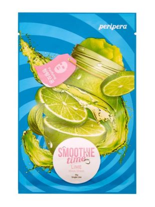 Peripera Smoothie Time Mask Sheet Lime Purifying