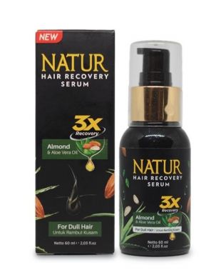 Natur Hair Recovery Serum Almond and Aloe Vera Oil