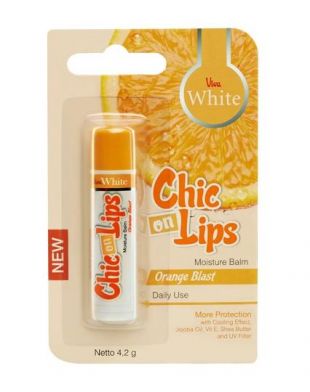 Viva Cosmetics Moisture Balm Chic on Lips Orange Blast