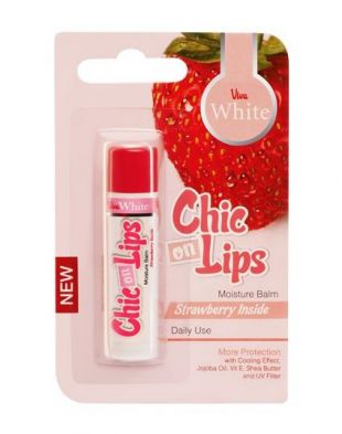 Viva Cosmetics Moisture Balm Chic on Lips Strawberry