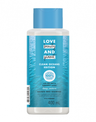 Love Beauty and Planet Sea Salt & Bergamot Shampoo 