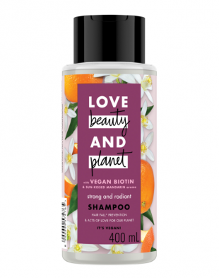 Love Beauty and Planet Vegan Biotin & Sun-Kissed Mandarin Shampoo 