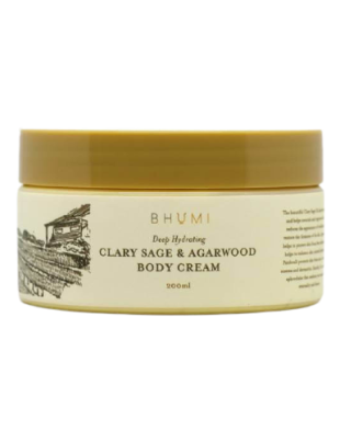 BHUMI Body Cream Clary Sage and Agarwood