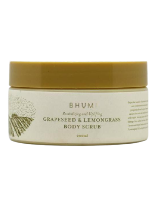 BHUMI Body Scrub Grapeseed and Lemongrass