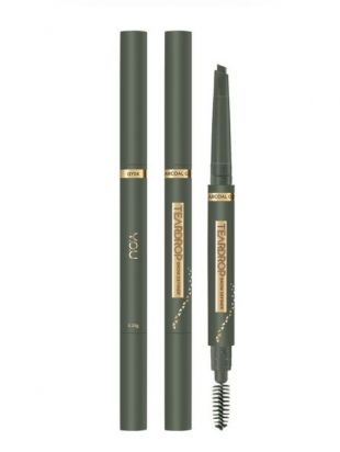 YOU Beauty Teardrop Brow Definer Charcoal Grey