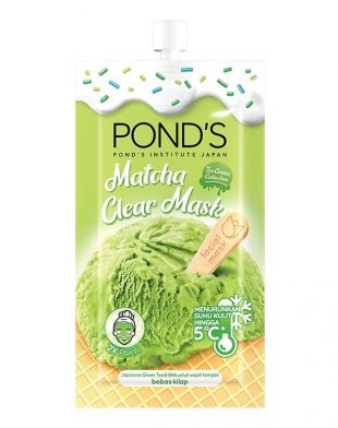 Pond's Matcha Clear Rinse Off Mask 