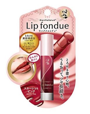 Mentholatum Lip Fondue Lip Balm Scarlet Pink