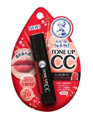 Mentholatum Water Lip Tone Up CC SPF 20 PA++ Pure Red